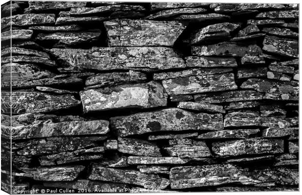 Dry Stone Wall - Lake District 1 Canvas Print by Paul Cullen