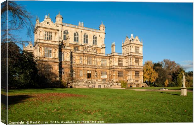 Wollaton Hall  Canvas Print by Paul Cullen