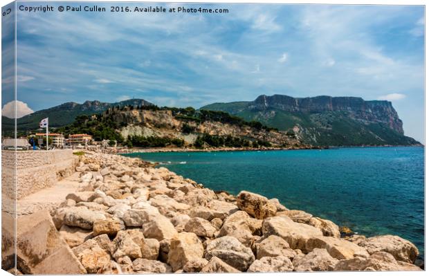 Cassis Coastline. Canvas Print by Paul Cullen