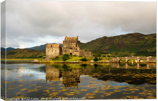 Eilean Donan Castle 2nd September 2015 Canvas Print by Paul Cullen