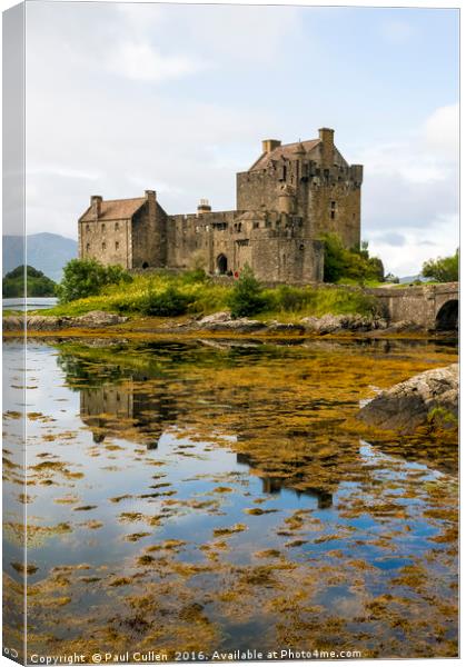 Eilean Donan Castle 2nd September 2015 Canvas Print by Paul Cullen