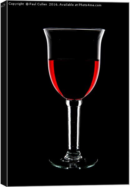Wine glass Canvas Print by Paul Cullen