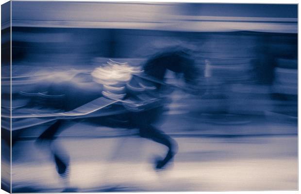 Galloping Horse Canvas Print by Mick Sadler ARPS