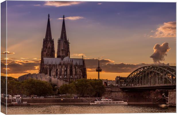 Cologne Cathedral Canvas Print by Mick Sadler ARPS