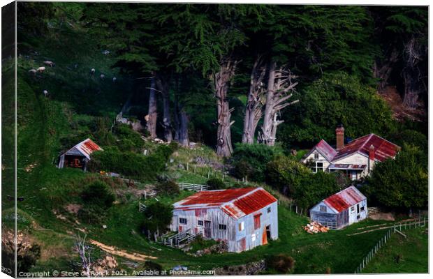 The Homestead Canvas Print by Steve de Roeck