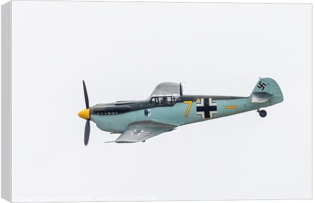 Messerschmitt Bf 109 Canvas Print by Steve de Roeck