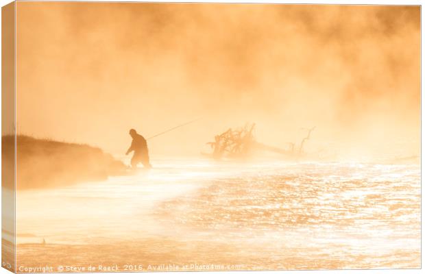 The Fisherman Canvas Print by Steve de Roeck