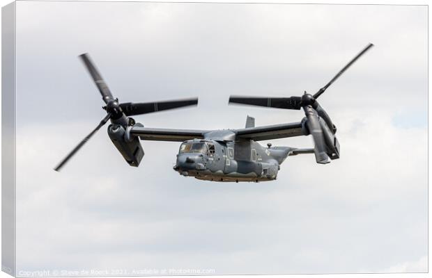 Boeing Osprey CV-22B Canvas Print by Steve de Roeck