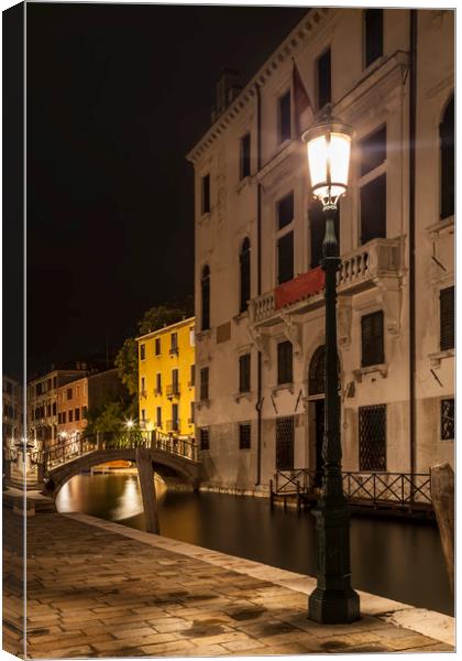 VENICE Rio di San Vio & Palazzo Cini Canvas Print by Melanie Viola