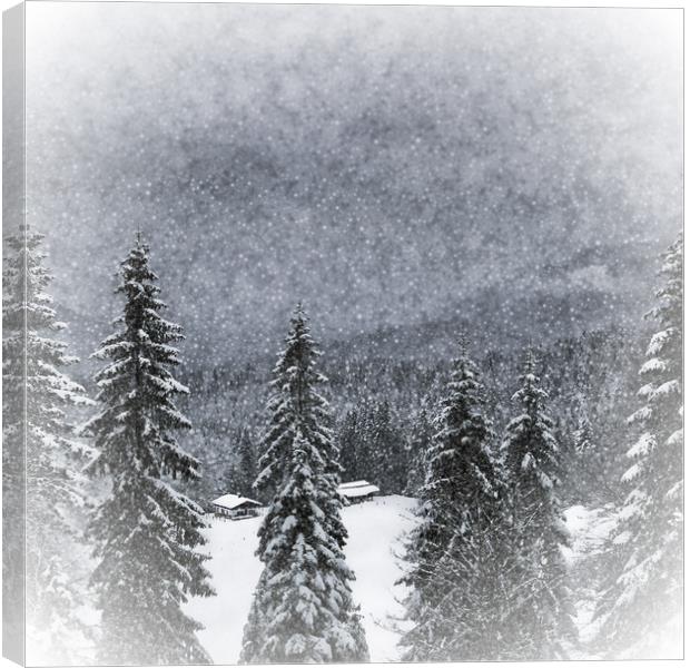 Bavarian Winter's Tale I Canvas Print by Melanie Viola