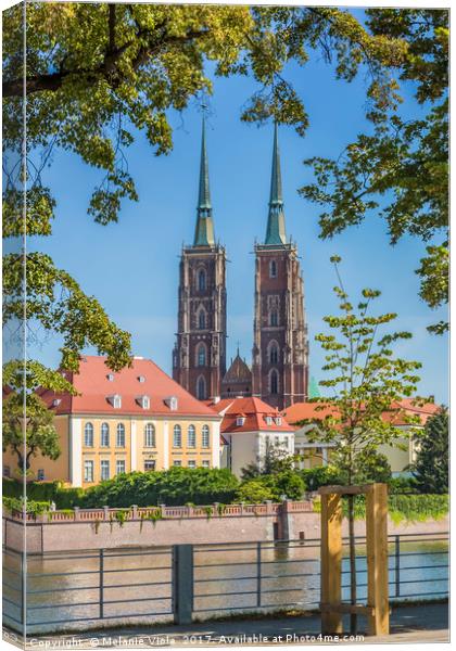 WROCLAW Cathedral of St John the Baptist Canvas Print by Melanie Viola