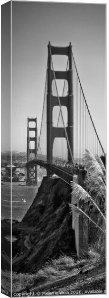 Golden Gate Bridge | Panorama Canvas Print by Melanie Viola