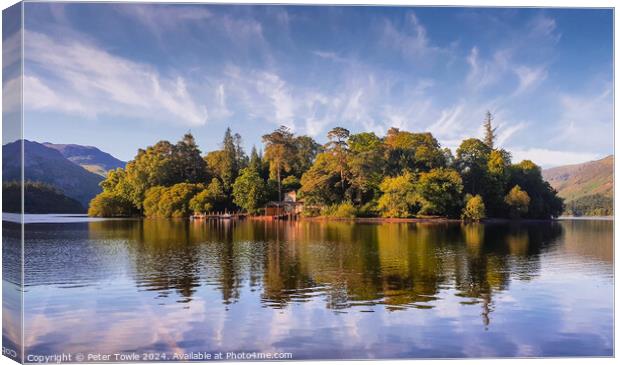 Derwent island Canvas Print by Peter Towle