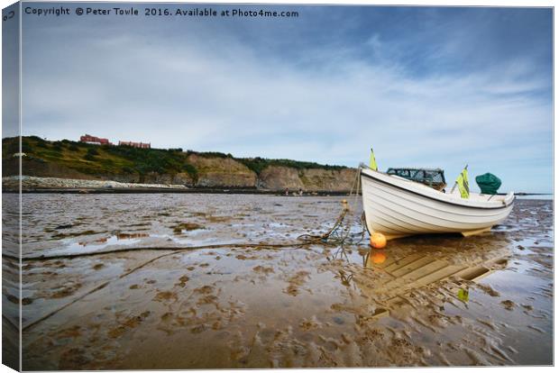 Robin Hood's Bay, Yorkshire, UK Canvas Print by Peter Towle