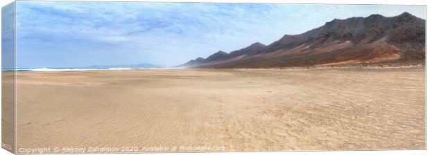 Cofete Beach, Fuerteventura Canvas Print by Aleksey Zaharinov