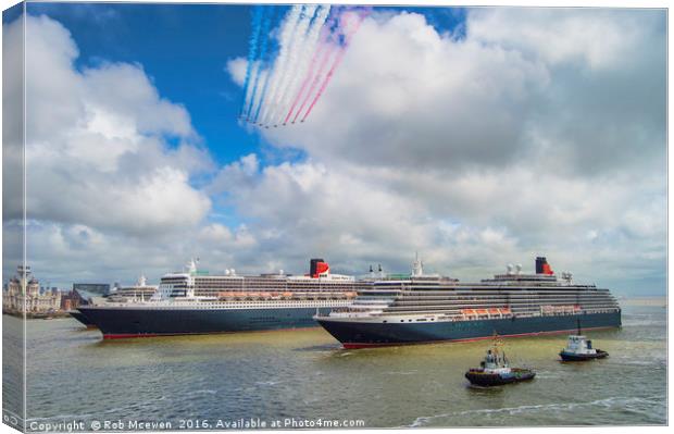 The Three Queens Canvas Print by Rob Mcewen