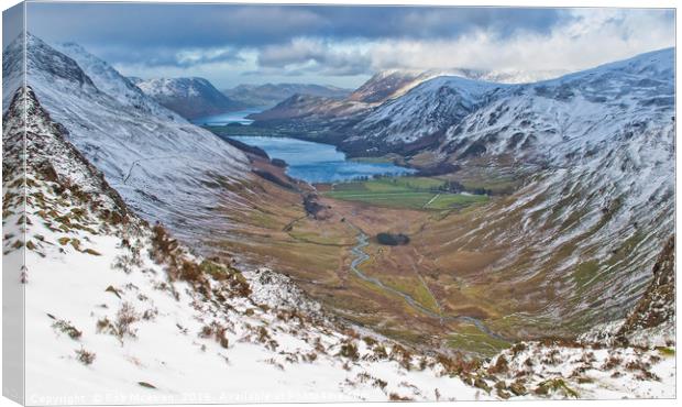 Buttermere Canvas Print by Rob Mcewen