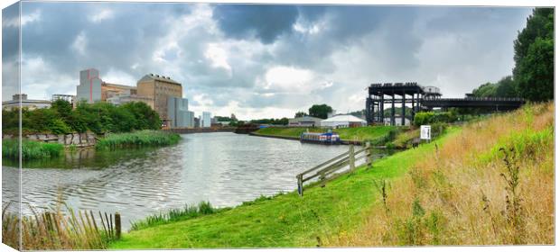 Anderton Boat Lift Canvas Print by Rob Mcewen