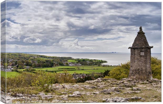 The Pepperpot,Silverdale UK Canvas Print by Rob Mcewen