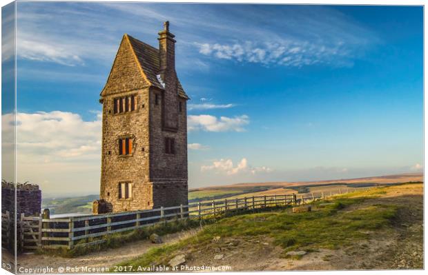 The Pigeon Tower,Rivington UK Canvas Print by Rob Mcewen