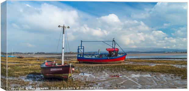 Sunderland Point Canvas Print by Rob Mcewen