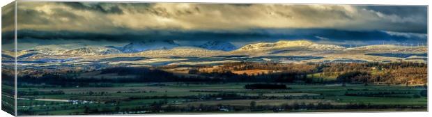 The Ochil Hills Canvas Print by Angela H