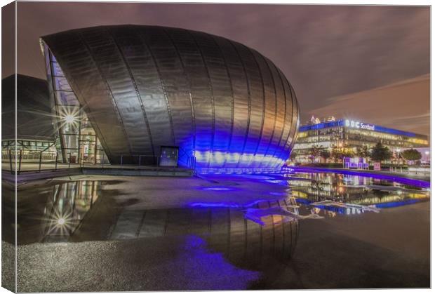 Imax Cinema and BBC Studio Canvas Print by Angela H