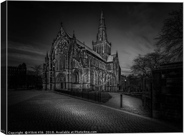 Glasgow Cathedral Canvas Print by Angela H