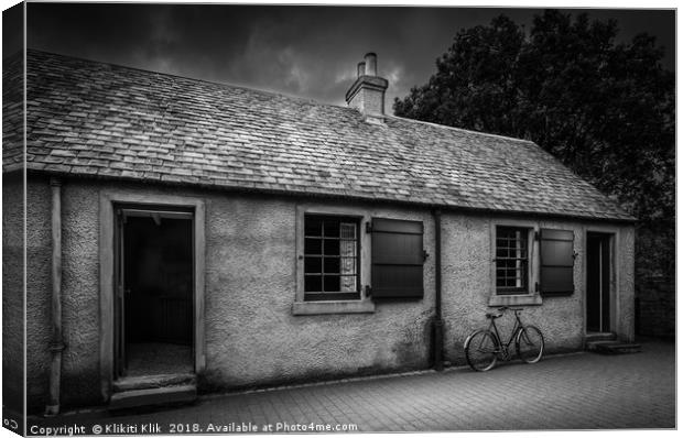 Old Cottage Canvas Print by Angela H