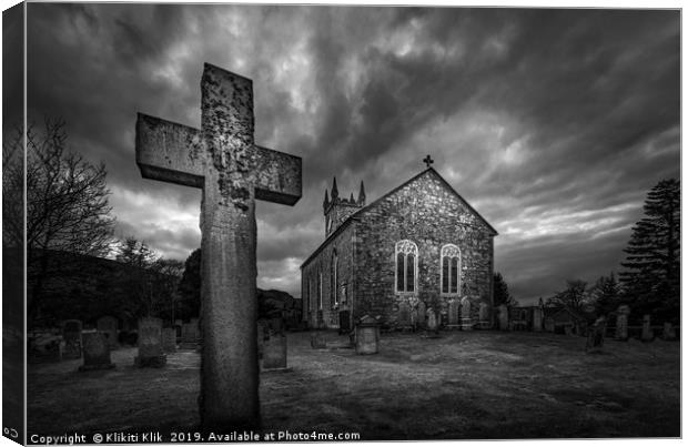 Fintry Kirk Canvas Print by Angela H
