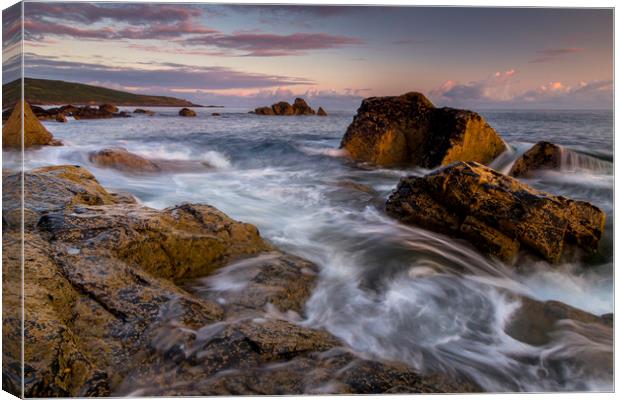 Tidal Flow St Ives Canvas Print by Michael Brookes