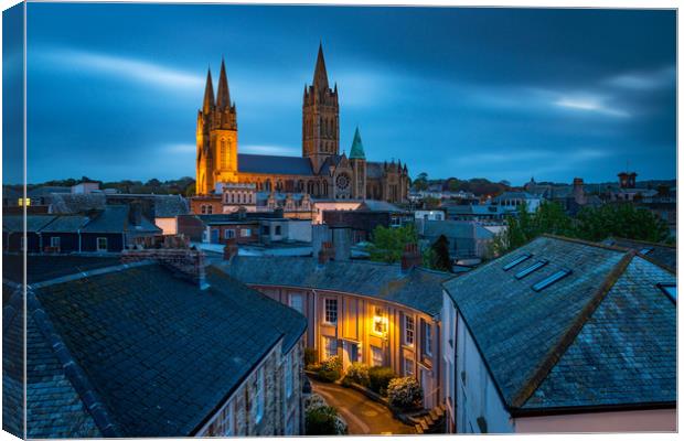 Cathedral contrasts Canvas Print by Michael Brookes