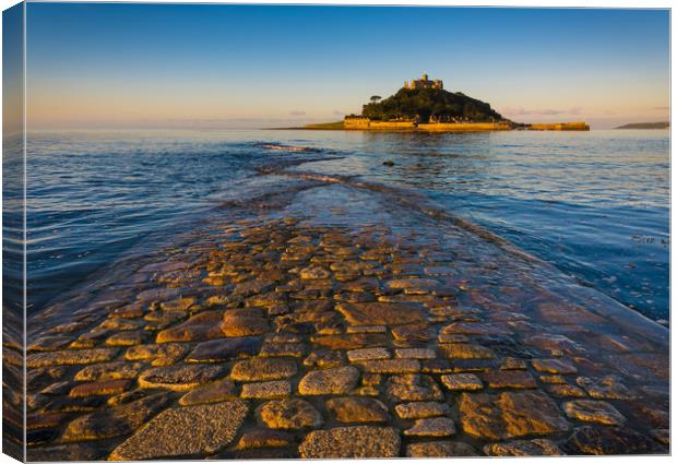 Classic Saint Michael's Mount Canvas Print by Michael Brookes