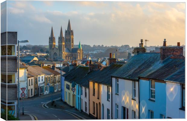 Truro cathedral Cornwall UK Canvas Print by Michael Brookes