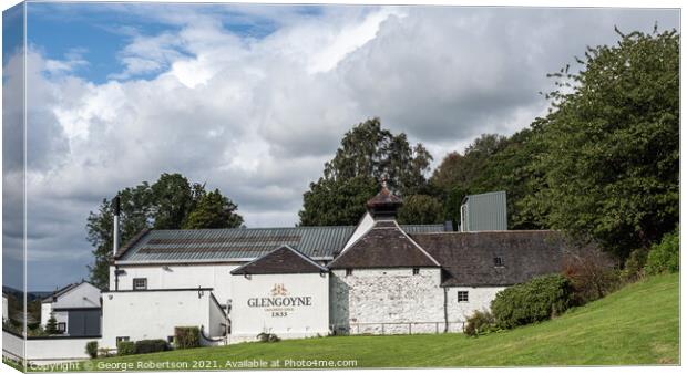 Glengoyne Whisky Distillery, Scotland Canvas Print by George Robertson