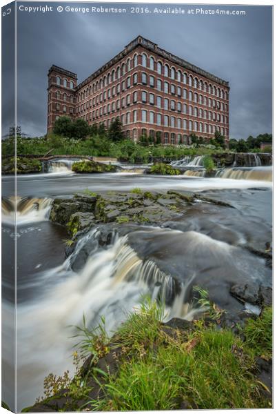 Anchor Mill in Paisley Canvas Print by George Robertson