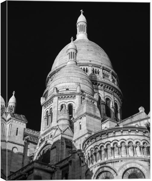 Sacre Coeur, Paris Canvas Print by George Robertson