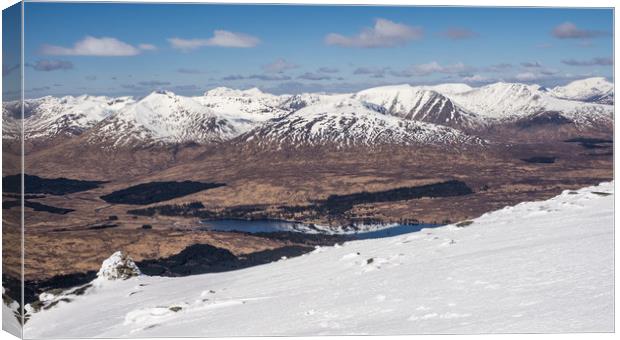 Reflections of Loch Tulla Canvas Print by George Robertson