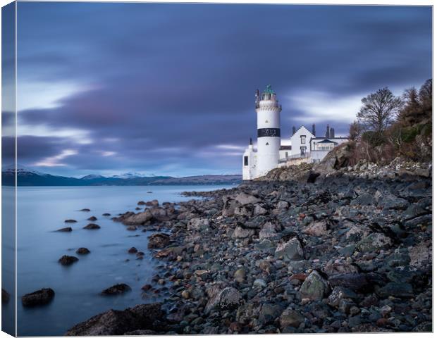Cloch Lighthouse, Gourock Canvas Print by George Robertson