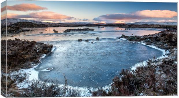 First light on Rannoch Moor, Scotland Canvas Print by George Robertson