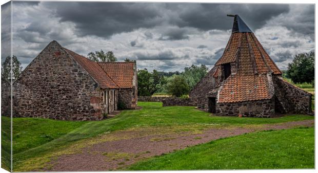 Preston Mill in East Lothian, Scotland Canvas Print by George Robertson