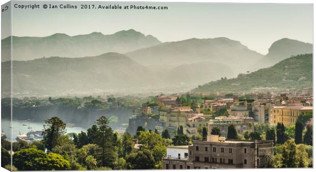 Hazy Summer Day in Sorrento Canvas Print by Ian Collins