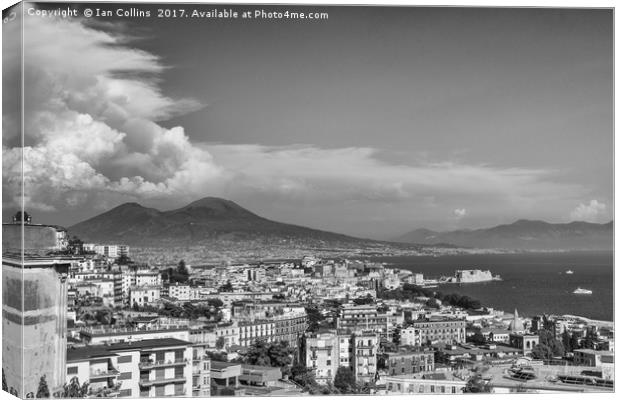 Clouds Over Vesuvius Canvas Print by Ian Collins