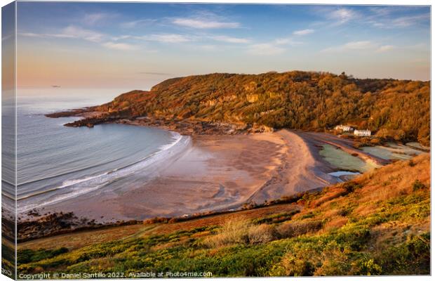 Pwlldy Bay, Gower Canvas Print by Dan Santillo