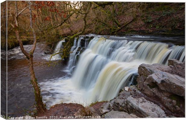 Sgwd y Pannwr ("Fall of the Fuller") Canvas Print by Dan Santillo