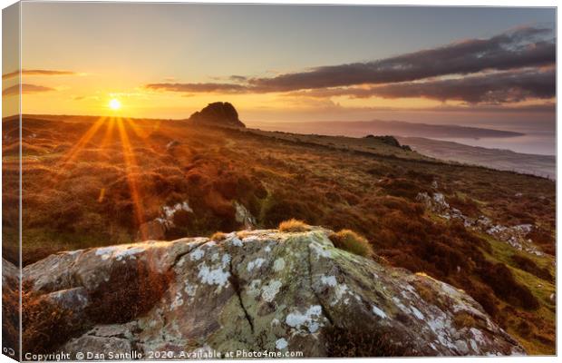 Mynydd Dinas, Pembrokshire Canvas Print by Dan Santillo