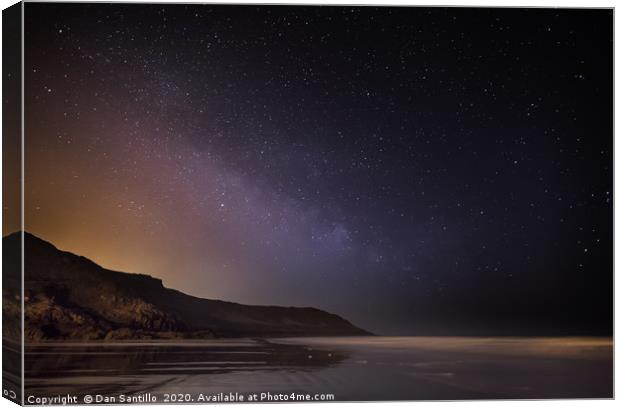 Caswell Bay, Gower, Wales  Canvas Print by Dan Santillo