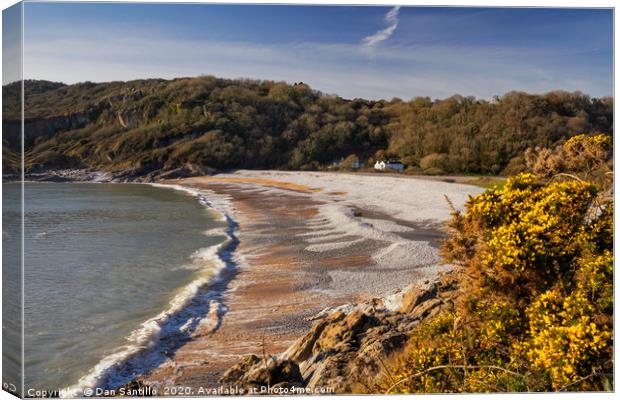 Pwlldu Bay, Gower Canvas Print by Dan Santillo