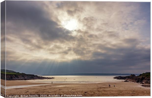 West Angle Bay, Pembrokeshire Canvas Print by Dan Santillo