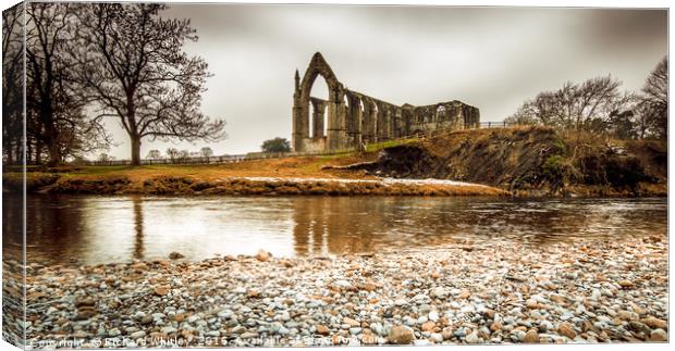 Bolton Abbey, Yorkshire Canvas Print by Richard Whitley